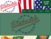 Tablet Screenshot of boulevards-pizza.co.uk